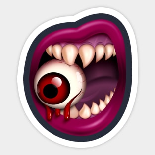 Monster Mouth Sticker